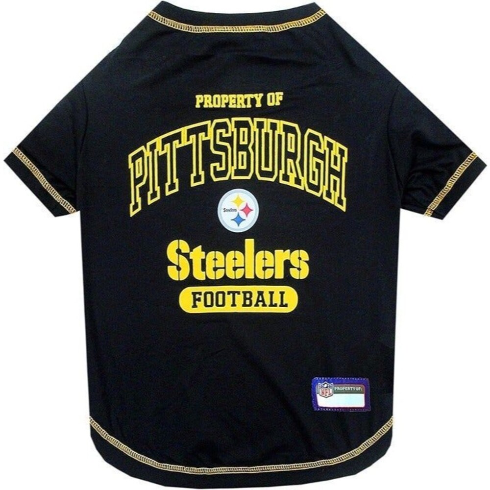 Pets - OFFICIAL Pittsburgh Steelers Shirt, Stretch shirt-size Small